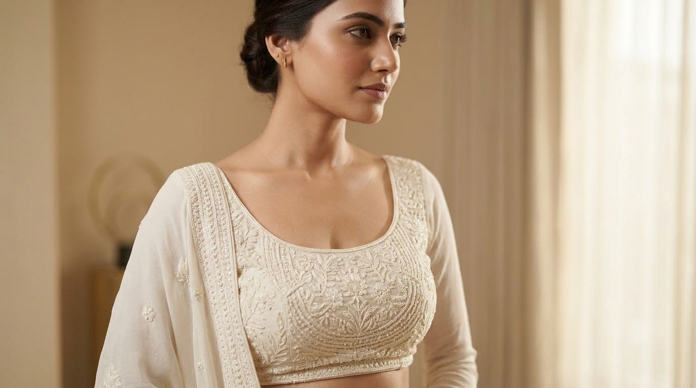 Shwet Rani — Embroidery detail