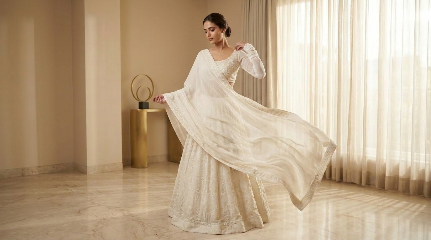 Shwet Rani — Soft dupatta