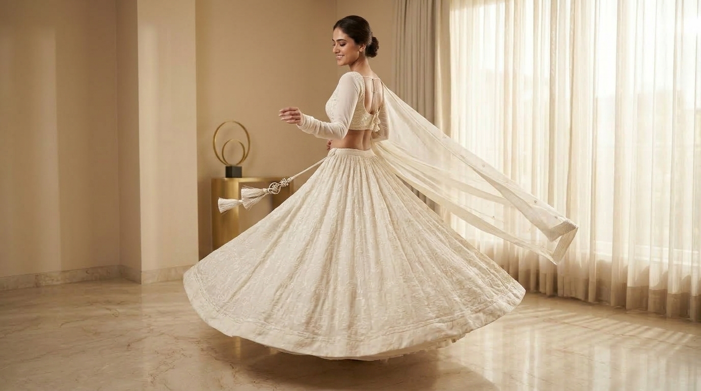 Shwet Rani — Dupatta flow